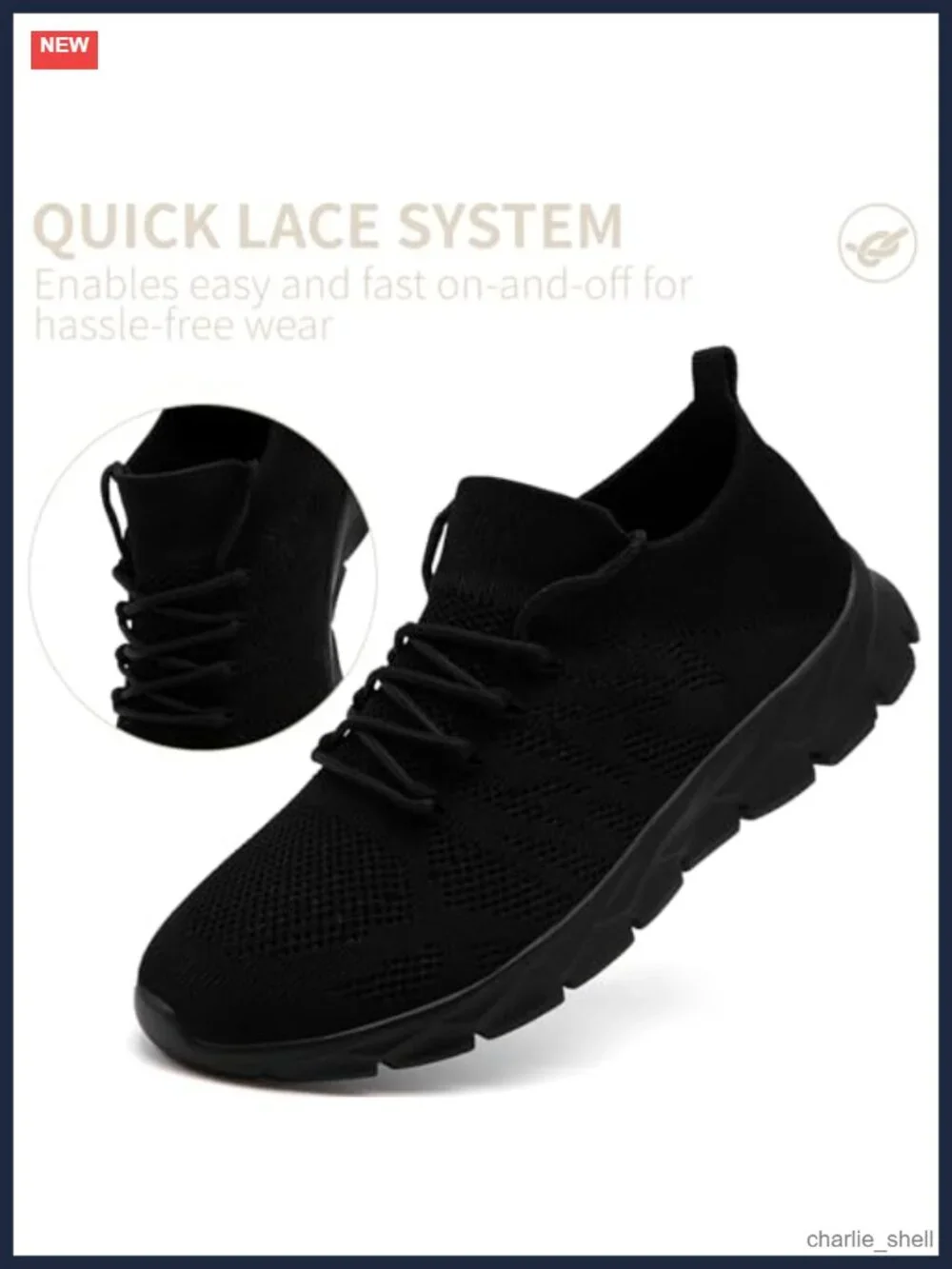 Men's Lightweight Breathable Athletic Running Tennis Gym Shoes Lace-Up